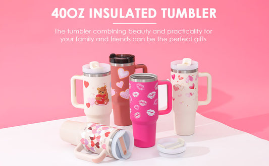 Valentines Day Spill Proof Insulated Tumbler