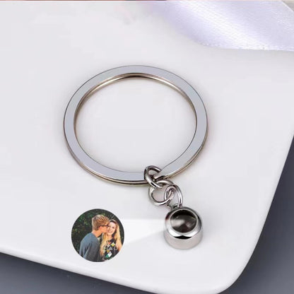 I Love You Forever Photo Projection Key Chain